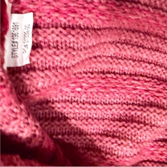 PRANA Phono Mauve Boxy Cropped Solid
Striped Sweater Boat neck Wool - Picture 8 of 8